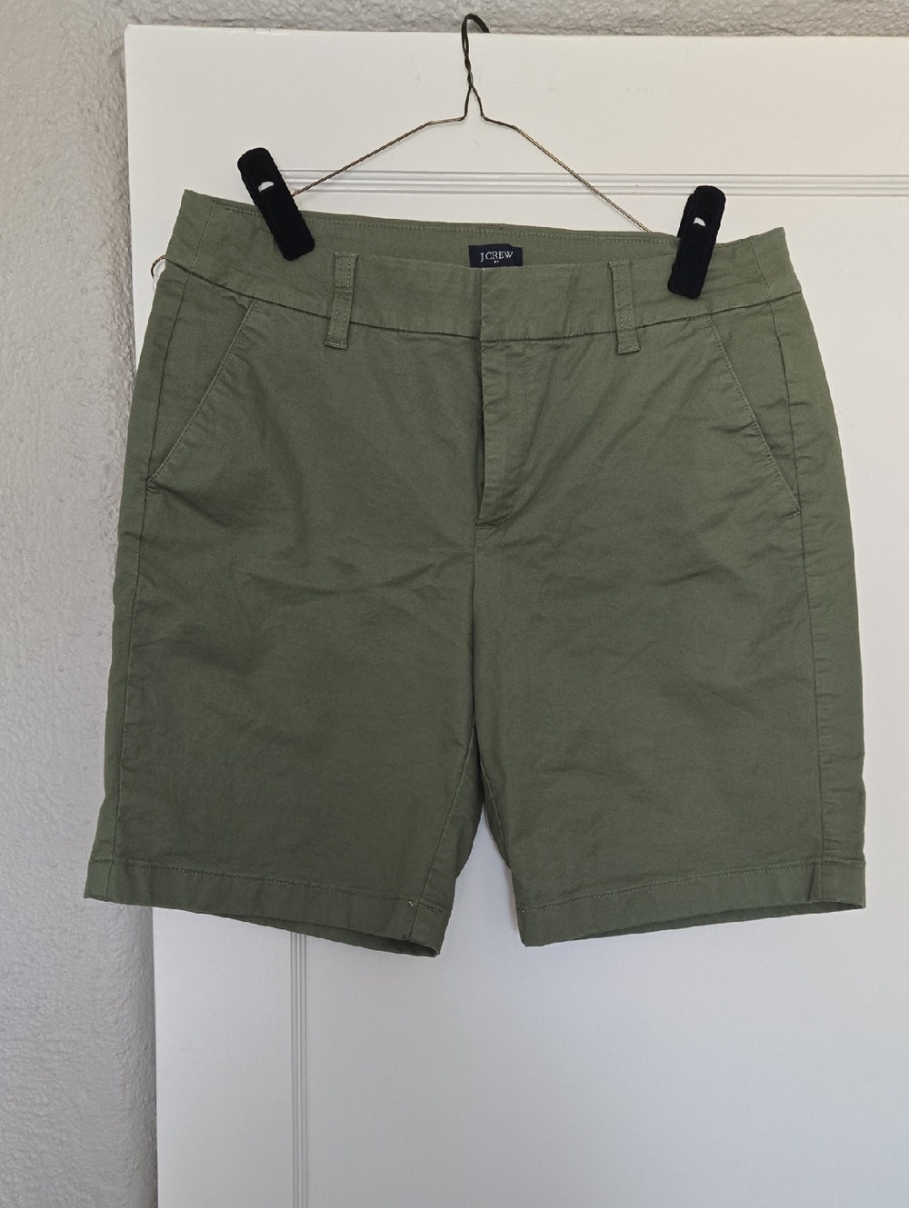J. Crew Olive Chino Bermuda 9" Short - Classic Casual